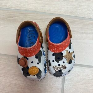 Toddler 7 Woody Themed Crocs Toy Story